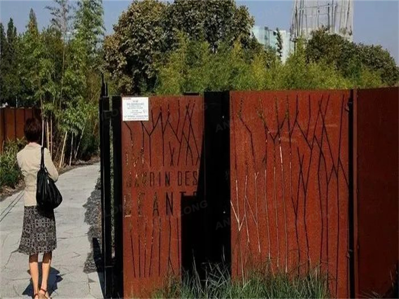 patio corten privacy fence manufacturer